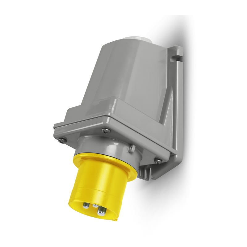 SCAME PARRE SPA - SCA240.3292 SPINA FISSA 3P+N+T IP44 32A 4H 100-130V