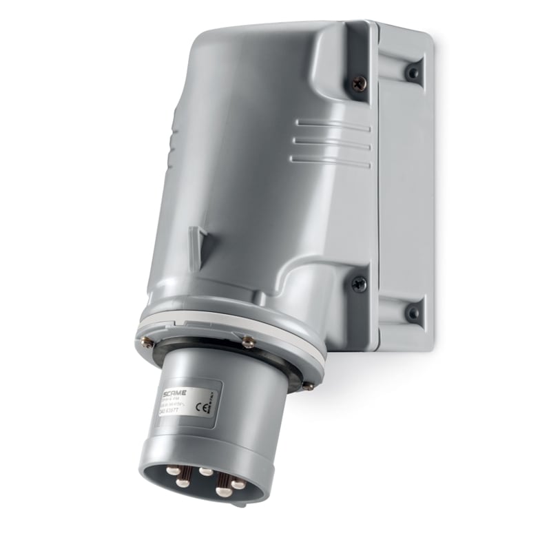 SCAME PARRE SPA - SCA240.63934T SPINA DA PARETE IP44 2P+T 63A >50-250V