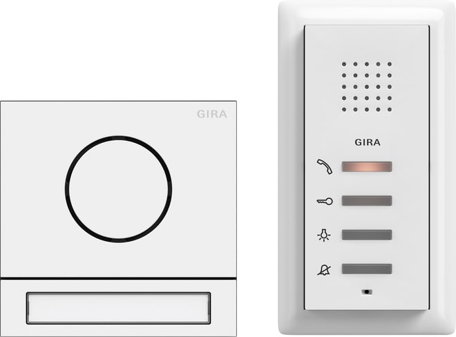 GIRA - GIR2406902 PACCHETTO UNIFAMIL. AUDIO SYSTEM 106 BNC