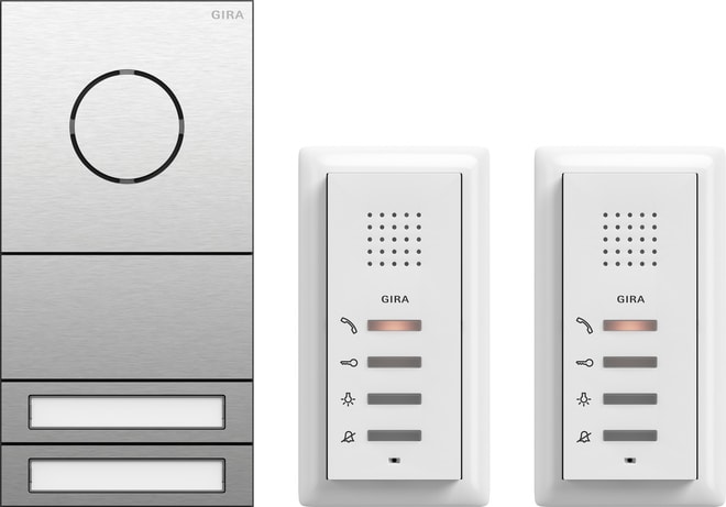 GIRA - GGI2407000 PACCHETTO BIFAMIL. AUDIO SYSTEM 106 ACCI