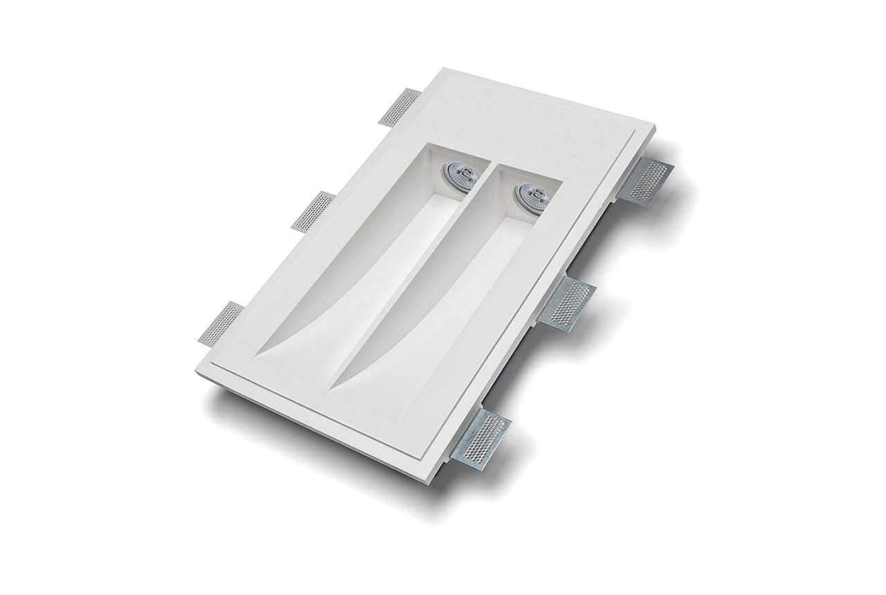 BELFIORE SRL - NVT2415B-35 Lampada in CRISTALY con parte elettrica a LED a incasso a parete dal design moderno con luce orientata.