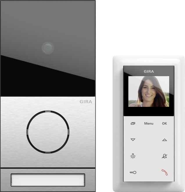 GIRA - GGI2416000 PACCHETTO UNIFAMIL. VIDEO SYSTEM 106 ACC