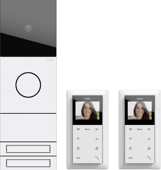 GIRA - GGI2417902 PACCHETTO BIFAMIL. VIDEO SYSTEM 106 BNC