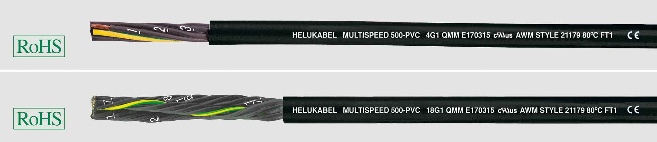 HELUKABEL ITALIA SRL - HLK24324 MULTISPEED 500-PVC UL/CSA 25G1.5 QMM AW