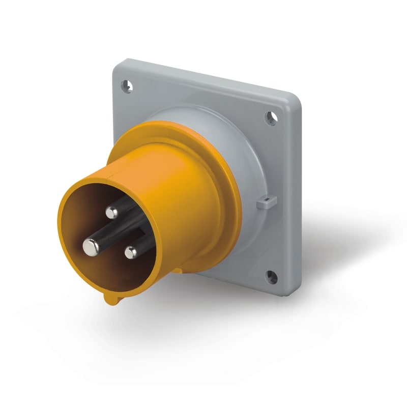 SCAME PARRE SPA - SCA243.1690 SPINA DA INCASSO 16A 2P+T 4H IP44/IP54