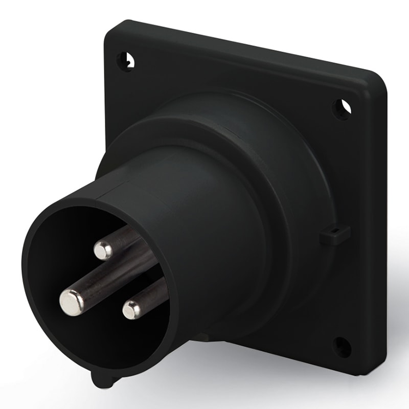 SCAME PARRE SPA - SCA243.3293.K SPINA DA INCASSO 32A 2P+T 6H IP44/IP54