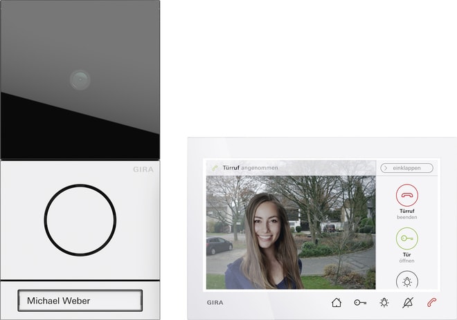 GIRA - GIR2431902 PACCHETTO UNIFAMIL. CIT.INT.VIDEO SI 7 S