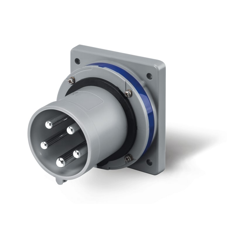 SCAME PARRE SPA - SCA243.6393 SPINA DA INCASSO 63A 2P+T 6H IP44/IP54