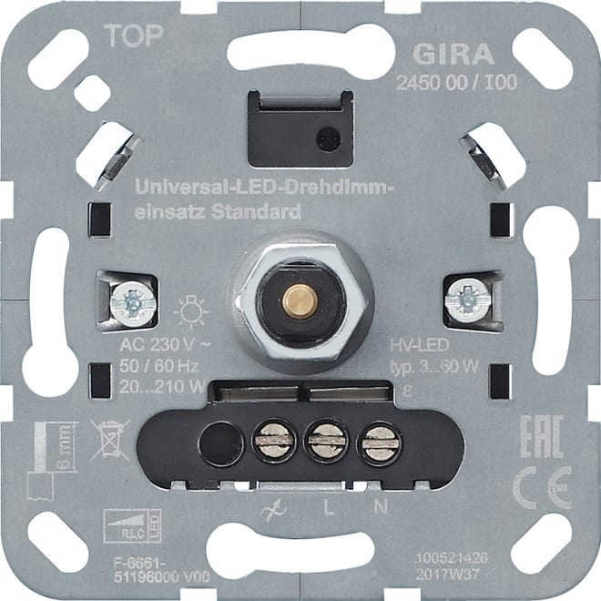 GIRA - GGI245000 MOD.DIM.ROT.LED UNIV. S3000 STANDARD