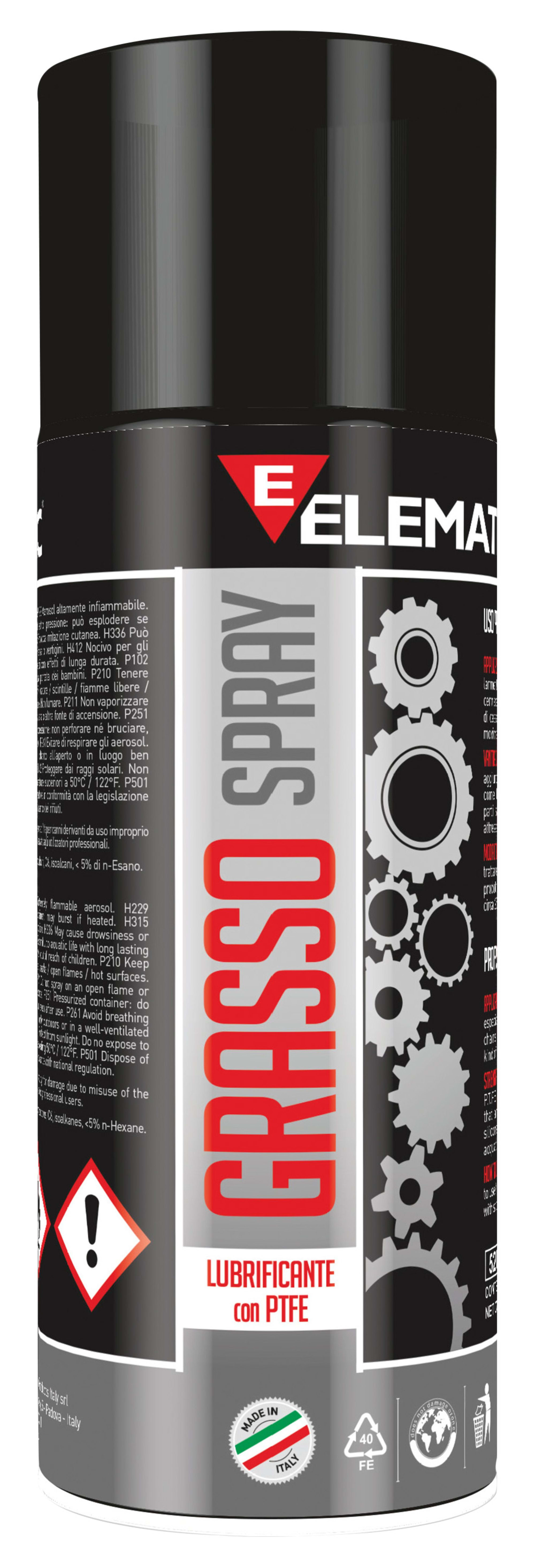 ELEMATIC SPIT - ITP8242001 SPRAY GRASSO UNIVERSALE LUBRIFICANTE BIA