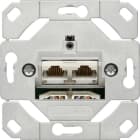 GIRA - GGI245200 RETE CAT.6A 2X MODULO