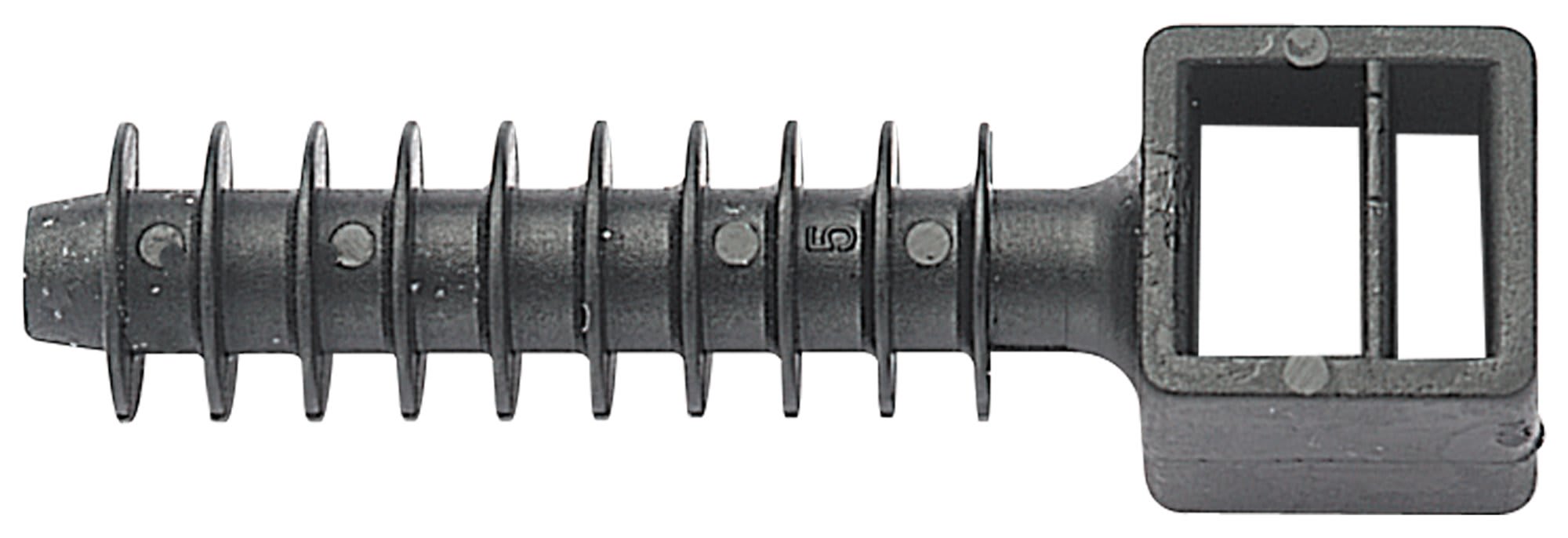 ELEMATIC SPIT - ITP5459 SUPPORTO A TASSELLO PA 6 NERO 10X50X9,7