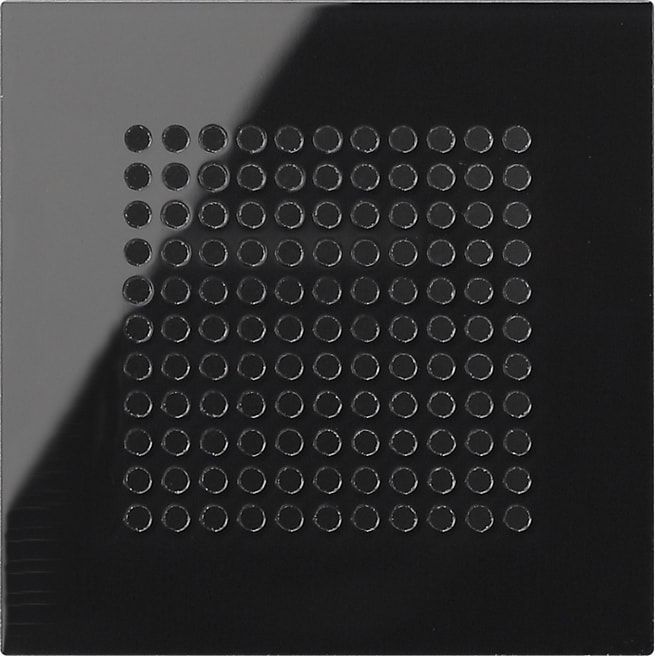 GIRA - GGI248305 COP. ALTOPARL. SYSTEM 55 ASP.VETRO NERO