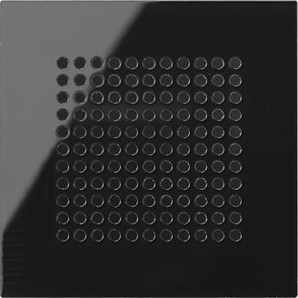 GIRA - GGI248305 COP. ALTOPARL. SYSTEM 55 ASP.VETRO NERO
