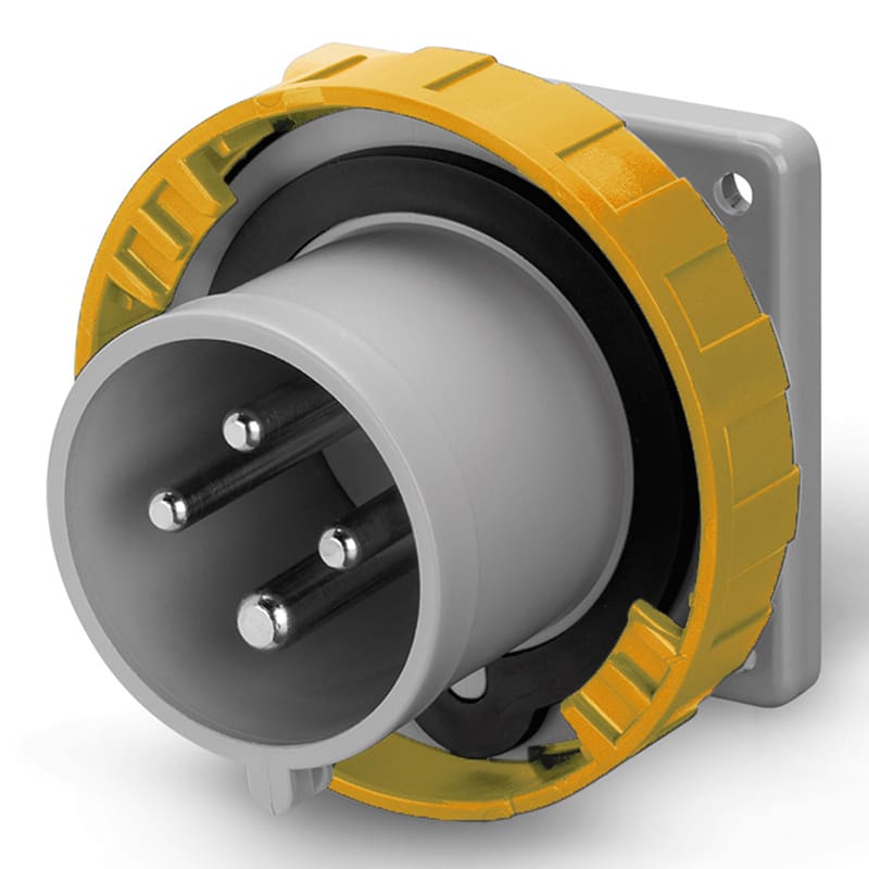 SCAME PARRE SPA - SCA248.1691 SPINA DA INCASSO 16A 3P+T 4h 100-130V