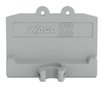 WAGO ITALIA SRL - WAG2050-381 PIASTRA TERMINALE FLANGIA SPESSORE 1,3MM