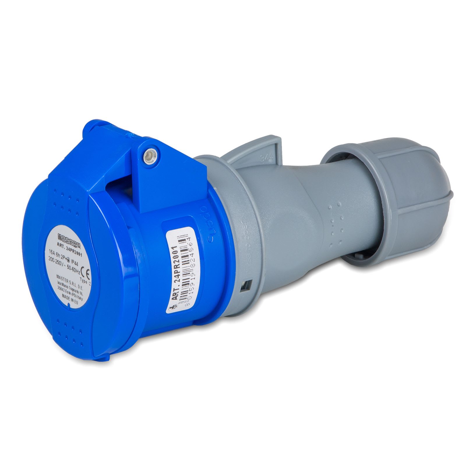 MASTER SRL - MST24PR2001 PR.2P+T 16A 230V 6H BLU IP44