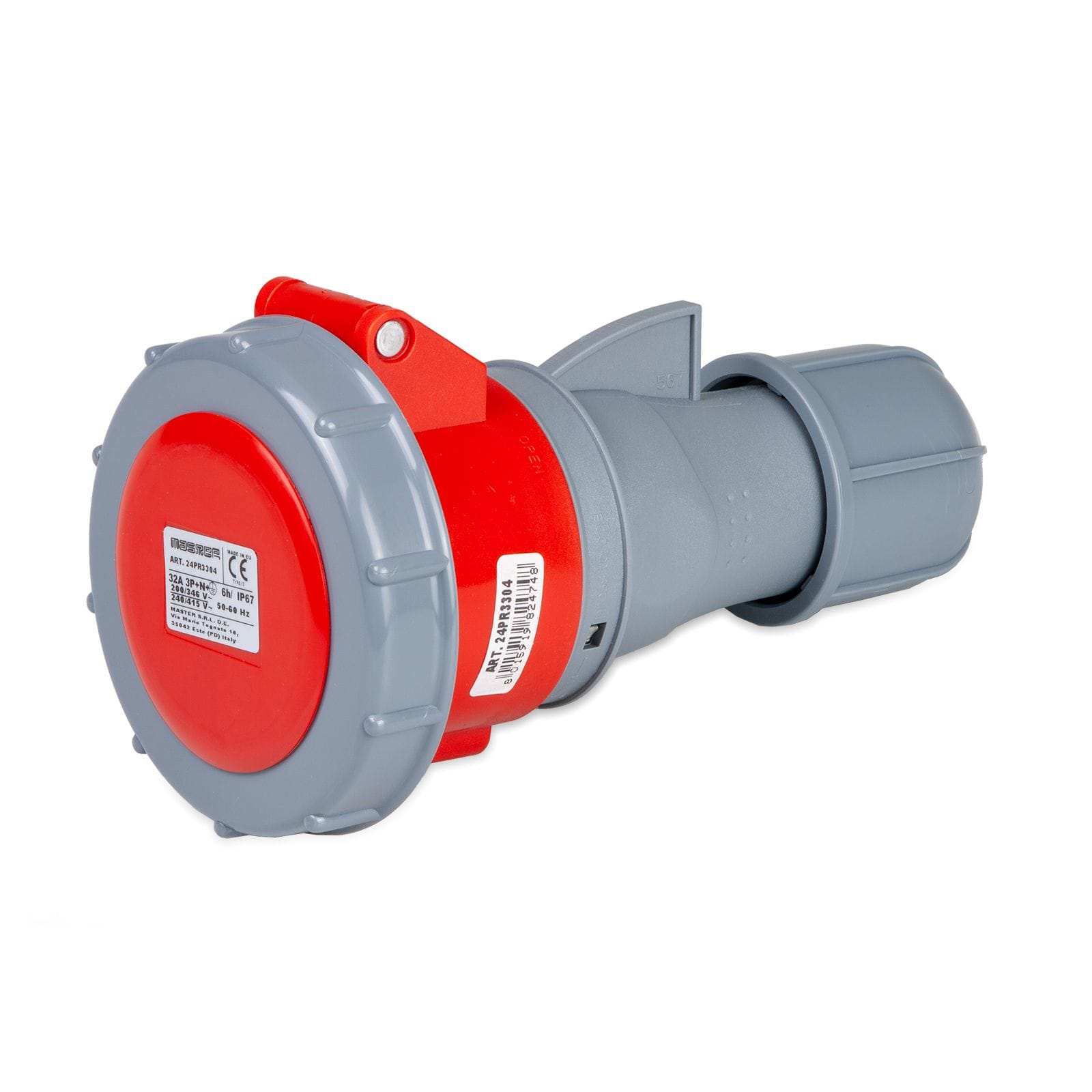 MASTER SRL - MST24PR3304 PR.3P+N+T 32A 380V 6H ROSSA IP67