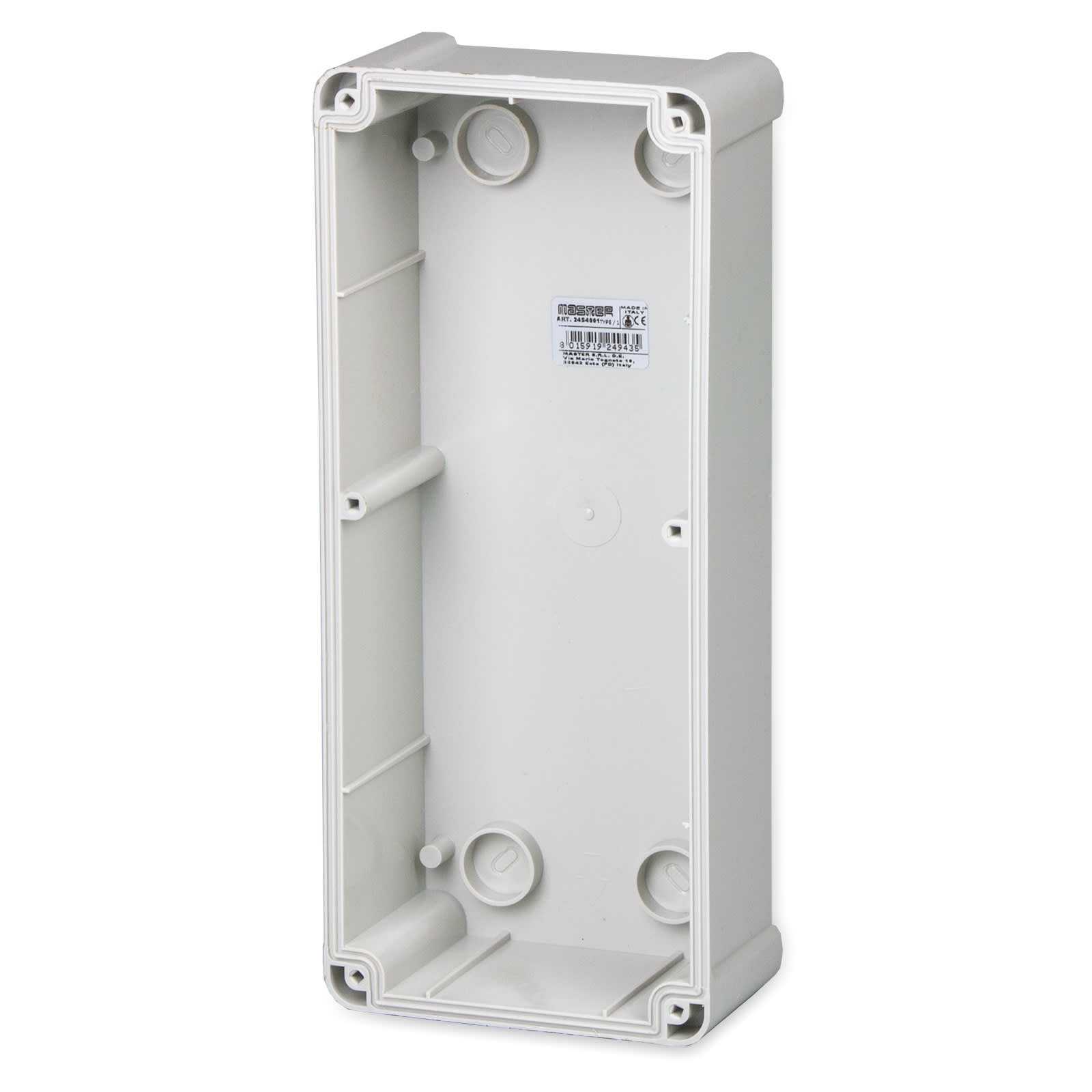 MASTER SRL - MST24S4001 SCATOLA DA PARETE PER 1 PRESA PIF/PIM