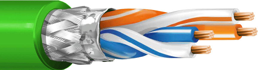 ITC INDUSTRIA TECNIC - ITC24S7KVZ1000 2X2 AWG24 S(FTP) MBUS VZ 1000 CCA-S1A,D1