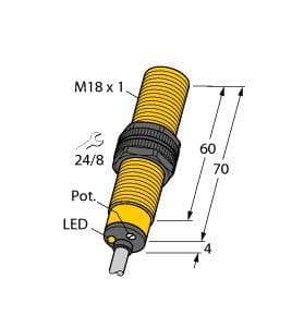 TURCK BANNER SRL - TUK25030 BC5-S18-AP4X