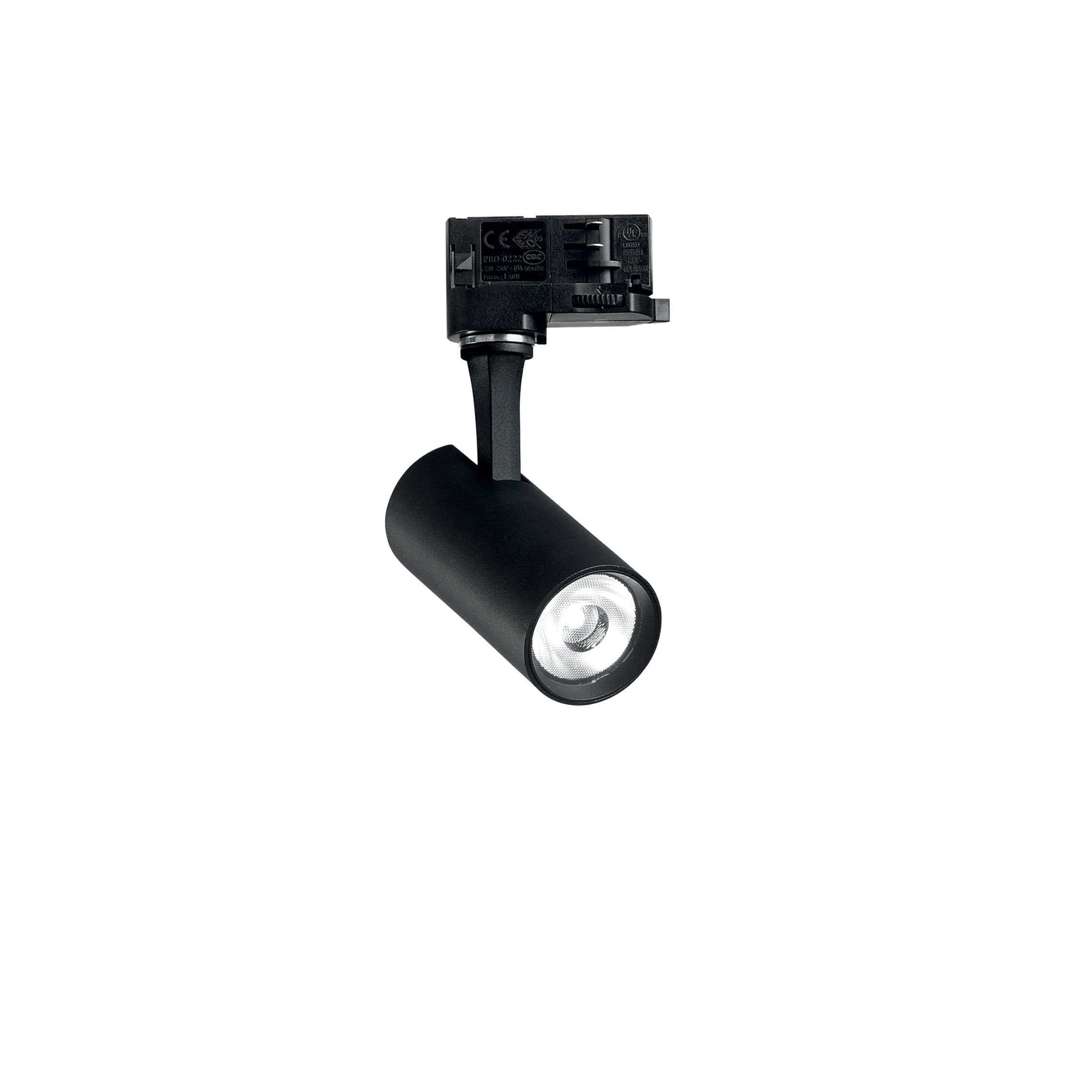 IDEAL LUX SRL - IUX250403 FOX TR 3-PHASE 08W CRI80 3000K ON-OFF BK