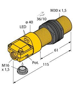 TURCK BANNER SRL - TUK25050 BC10-P30SR-VP4X2