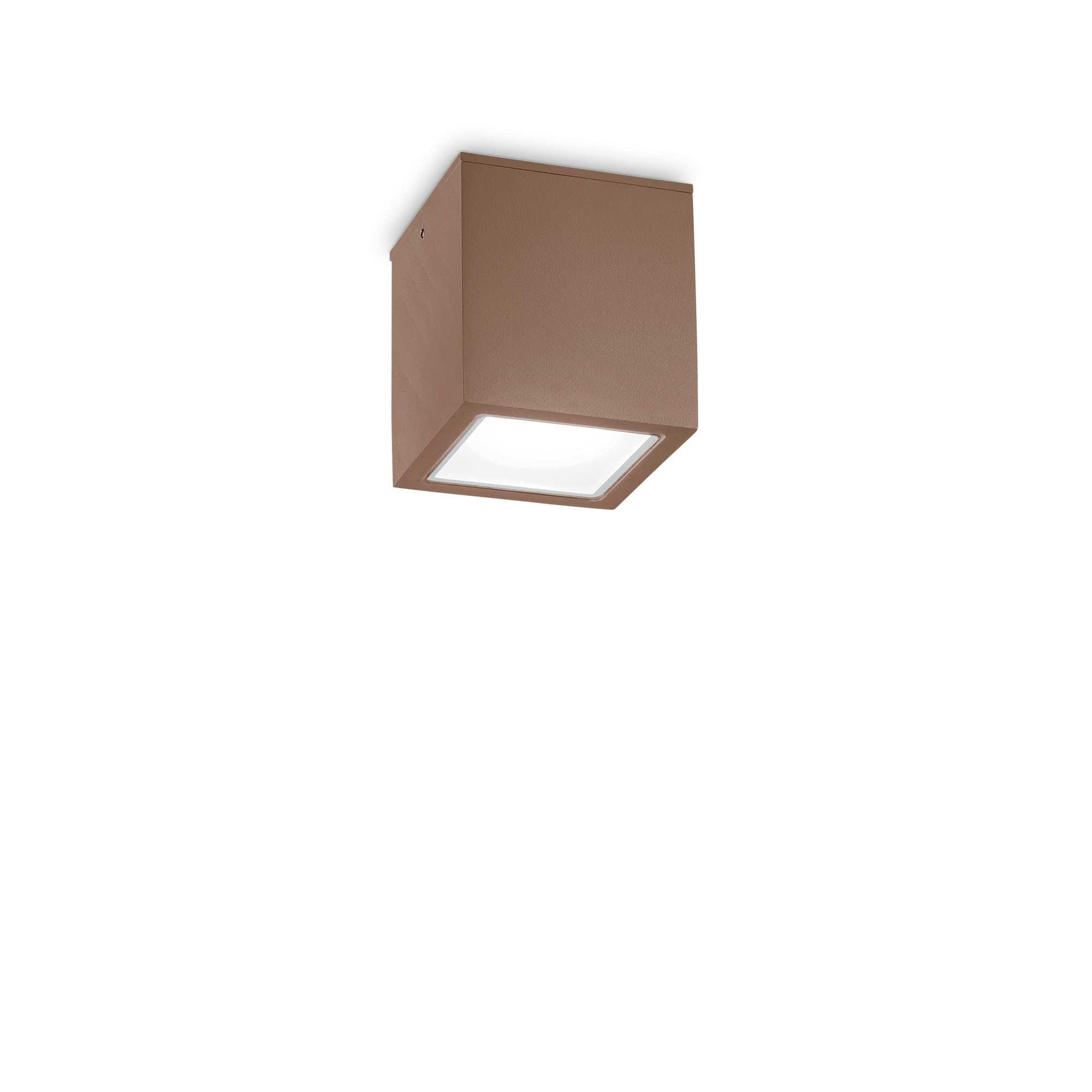 IDEAL LUX SRL - IUX251592 TECHO PL1 SQUARE D09 COFFEE