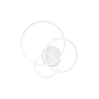 IDEAL LUX SRL - IUX255019 FRAME PL CERCHIO BIANCO 3000K