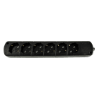 LE PROLUNGHE SAS - PRG256/N CABLY UNIV. 6U S/INT 10/16A + SCHUKO NE