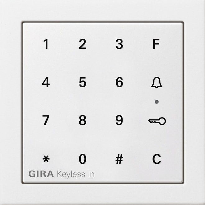 GIRA - GIR2605112 GIRA KEYLESS IN TASTIERA CODICE GIRA F10