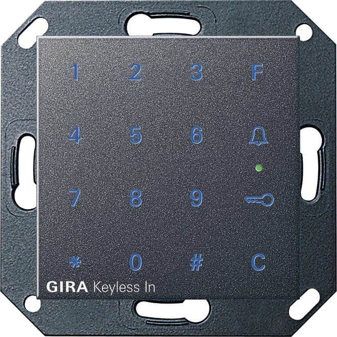 GIRA - GIR260528 GIRA KEYLESS IN TASTIERA CODICE SYSTEM 5