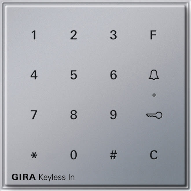 GIRA - GIR260565 GIRA KEYLESS IN TASTIERA CODICE GIRA TX_