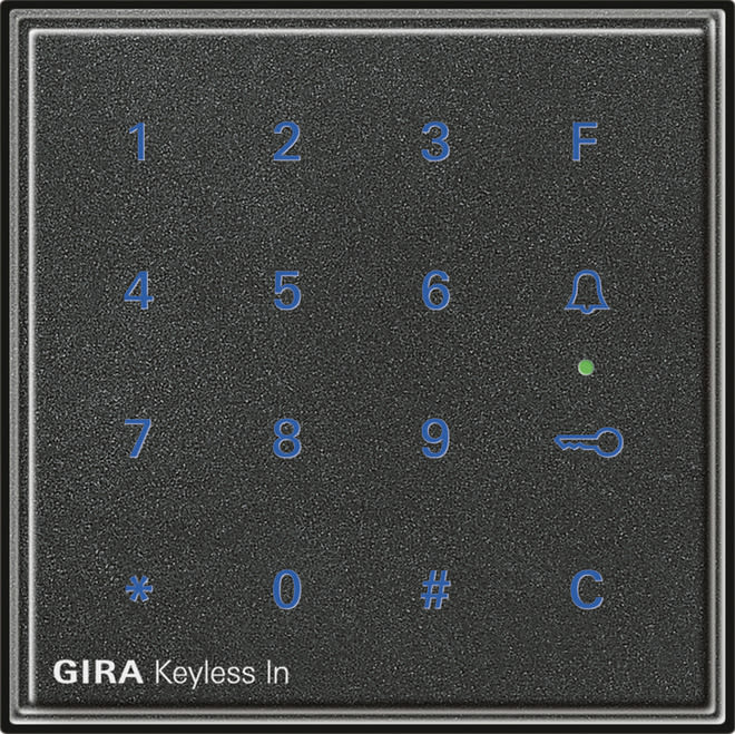 GIRA - GIR260567 GIRA KEYLESS IN TASTIERA CODICE GIRA TX_