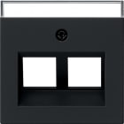 GIRA - GIR2640005 COP. 30 + CT P. AP JM 2-M SYSTEM 55 NERO