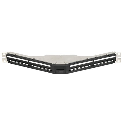 PANDUIT - PANPVQ-MIQAPU24 THE PANVIEW IQ 24-PORT UNPOPULATED ANGLE
