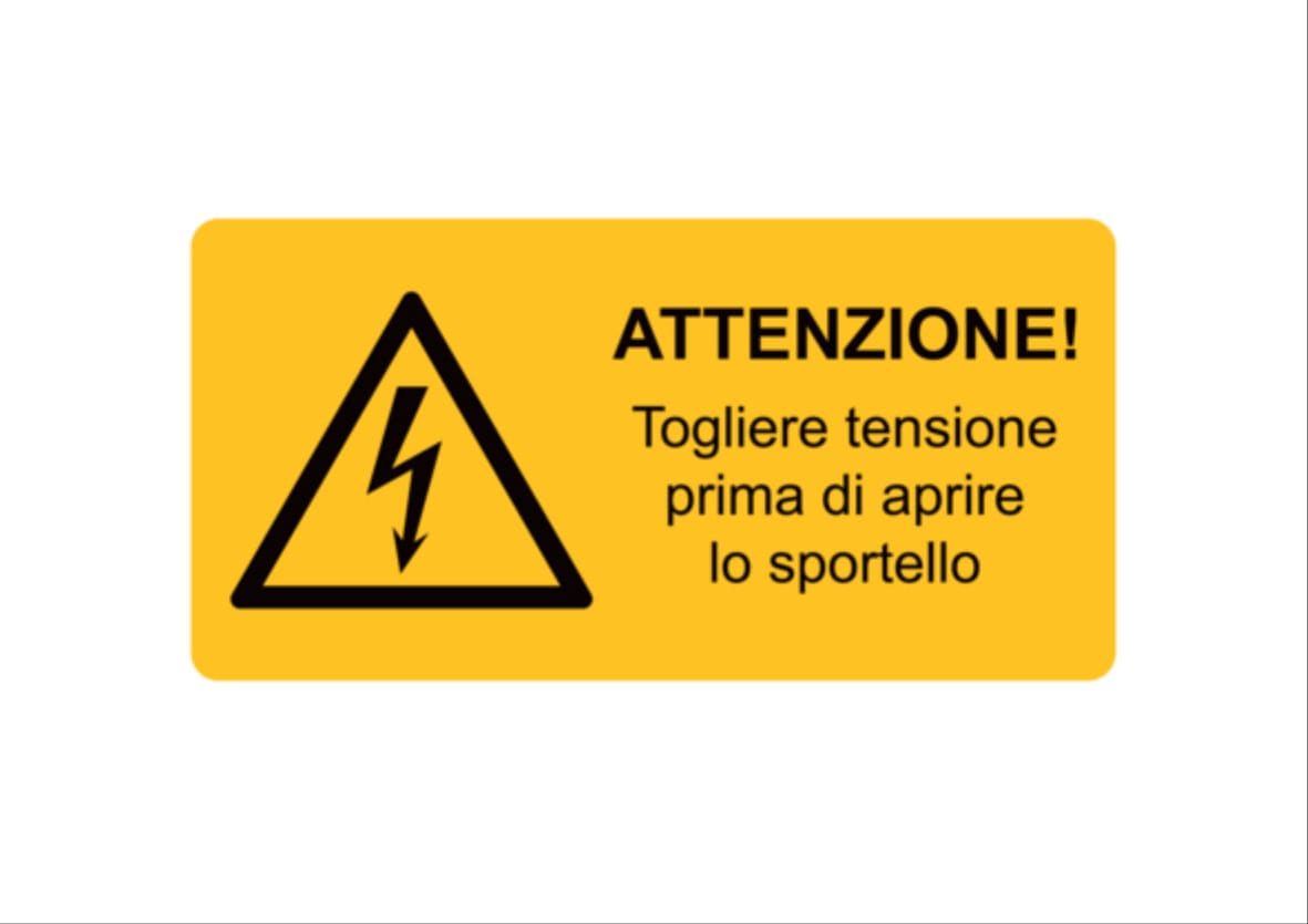 CEMBRE SPA - CEM2657HT052 ETICH.AVVERTIMENTO WST-LAY 105X210MM+TES