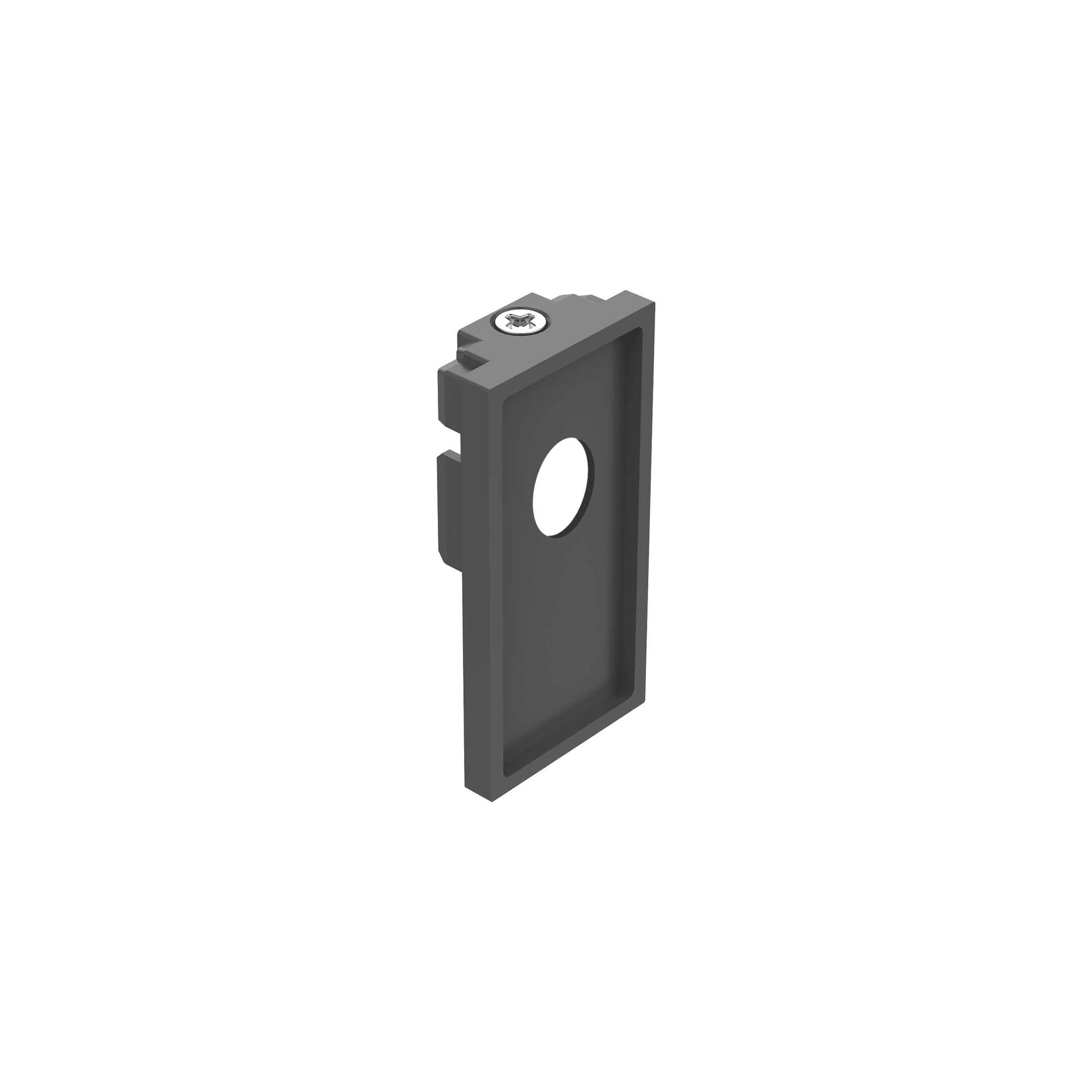 IDEAL LUX SRL - IUX267234 EGO END CAP HIGH CON FORO BK