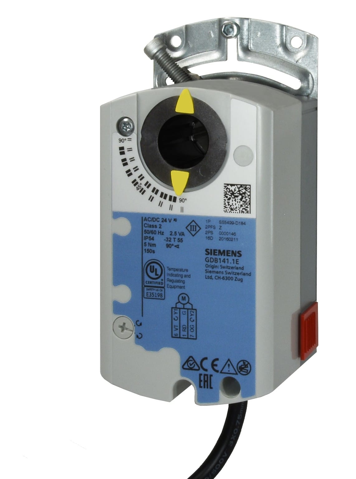 SIEMENS - BUILDING T - BCTS55499-D266 GDB161.1E SERV.SER. 5NM 0-10V 24VAC