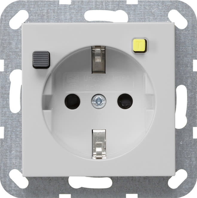 GIRA - GIR2677015 PRESA SALVAVITA 30 MA SH SYSTEM 55 GRIGI