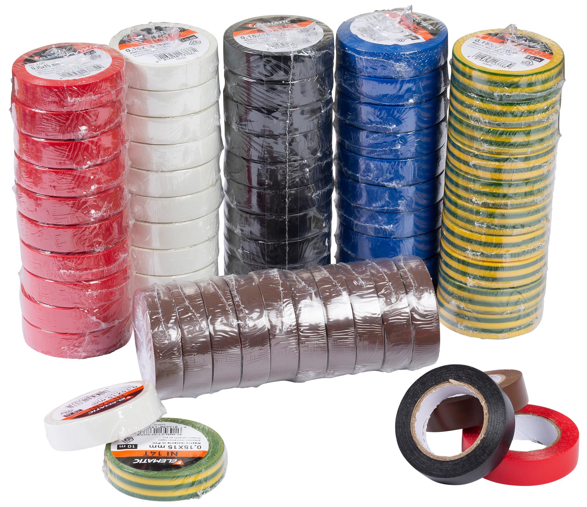ELEMATIC SPIT - ITPNI16GR NASTRO ISOLANTE PVC GRIGIO 19X25 - 10M
