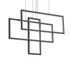 IDEAL LUX SRL - IUX269382 FRAME SP RETTANGOLO NERO 3000K