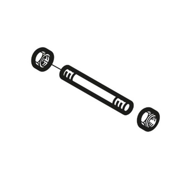 NEKOS SRL - NE22700102 D8/EURO1 - PERNO ANTERIORE PER VERSIONI