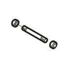 NEKOS SRL - NE22700102 D8/EURO1 - PERNO ANTERIORE PER VERSIONI