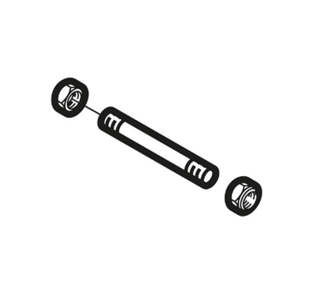 NEKOS SRL - NE22700102 D8/EURO1 - PERNO ANTERIORE PER VERSIONI