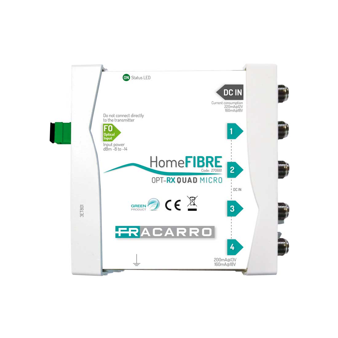 FRACARRO - FRA270661 OPTRX QD MICRO RX OTTICO INDOOR UNIV