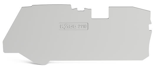 WAGO ITALIA SRL - WAG2110-1291 PIASTRA TERMINALE E INTERMEDIA SPESSA 1