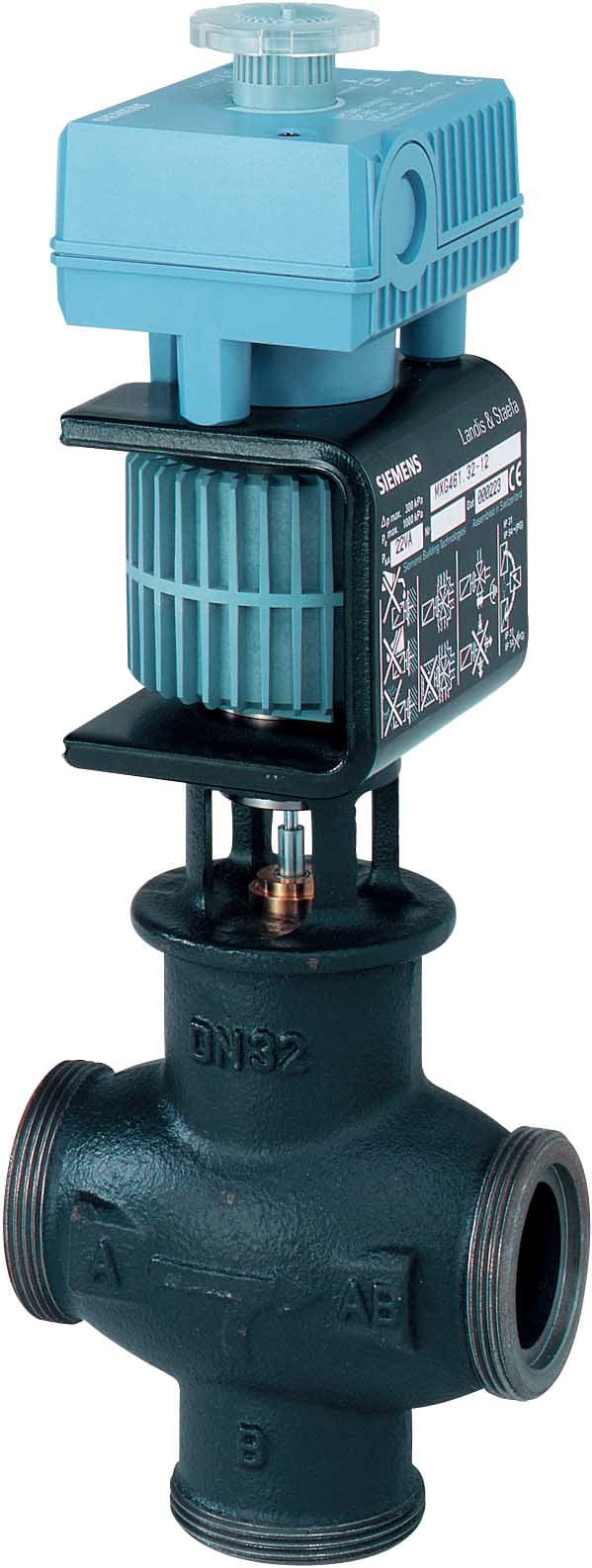 SIEMENS - BUILDING T - BCTBPZ:MXG461.50-30 VALVOLA MAGNETICA 3 VIE DN50 FIL.