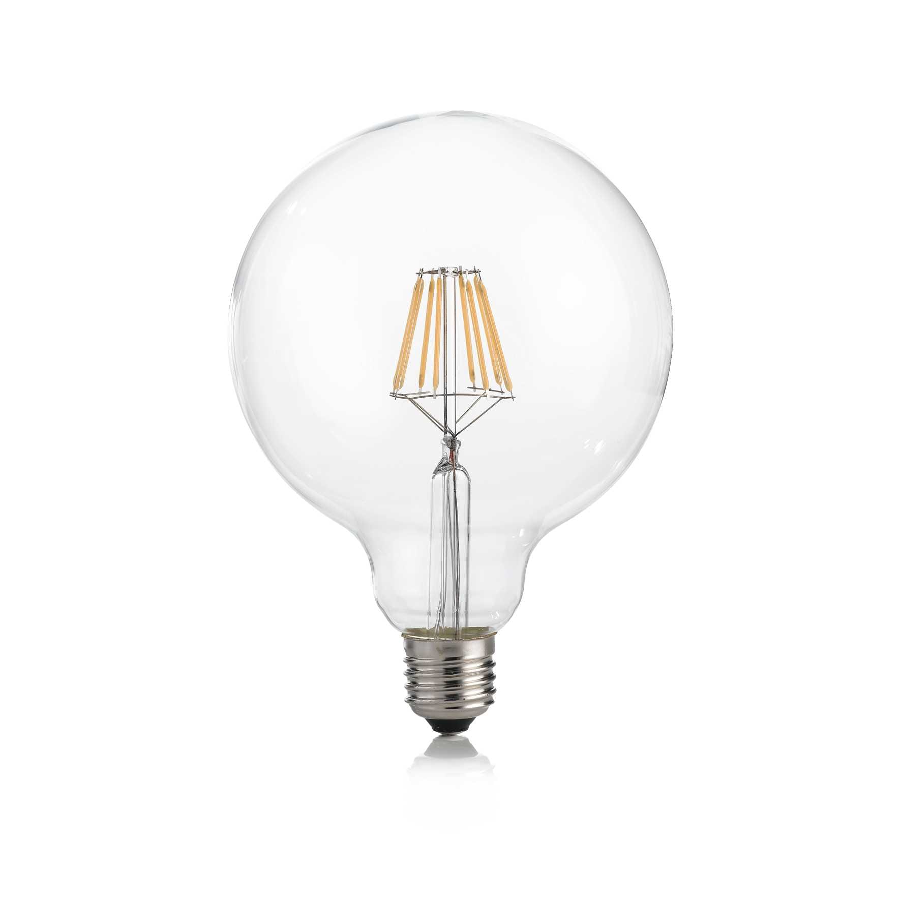 IDEAL LUX SRL - IUX271590 E27 GLOBO D125 08W 3000K CRI90 TRASP