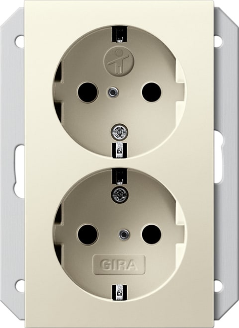 GIRA - GIR273501 DOP.SCHUKO SH P. SCATOLA IN 1,5-M SYSTEM